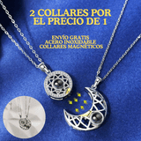 COLLAR SOL Y LUNA - AMOR EN 100 IDIOMAS
