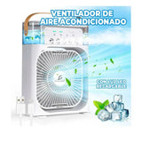 MINI VENTILADOR LUZ LED